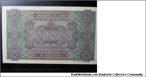 100,000 Mark Banknote