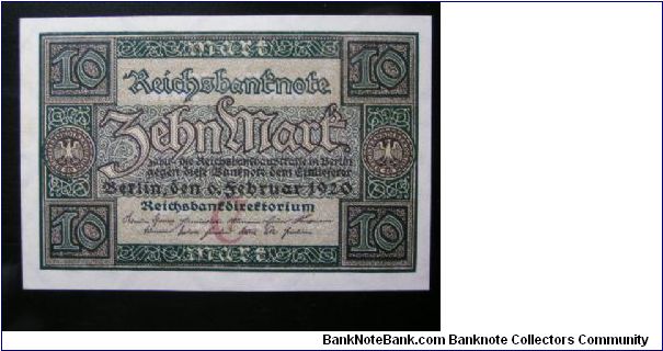 10 Mark Banknote