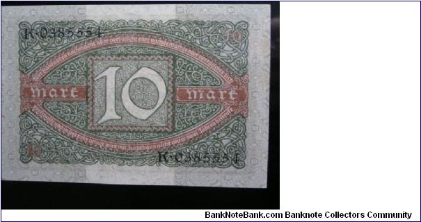 Banknote from Germany year 1920