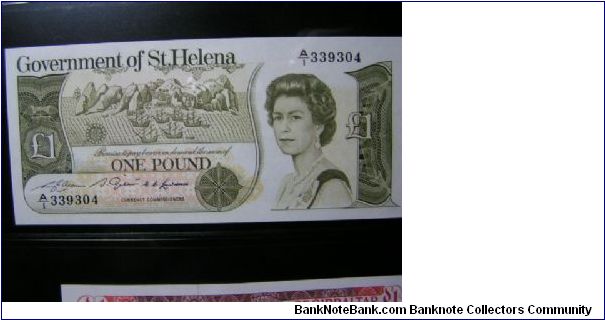 St. Helena One Pound Banknote