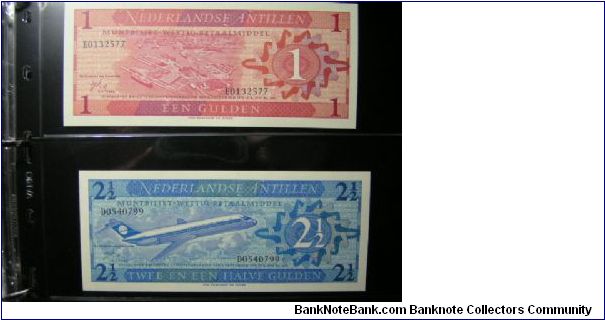 1 and 2.5 Gulden Banknote