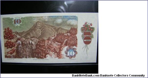 Banknote from Czech Republic year 1986