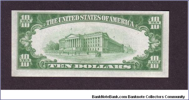 Banknote from USA year 1934