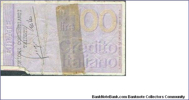 Banknote from Italy year 1976