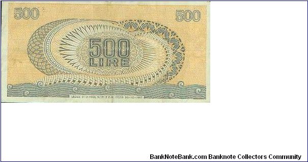 Banknote from Italy year 1976