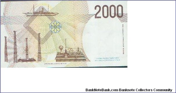 Banknote from Italy year 1990