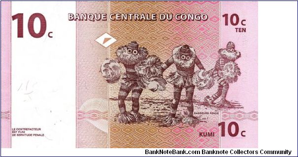 Banknote from Congo year 1997