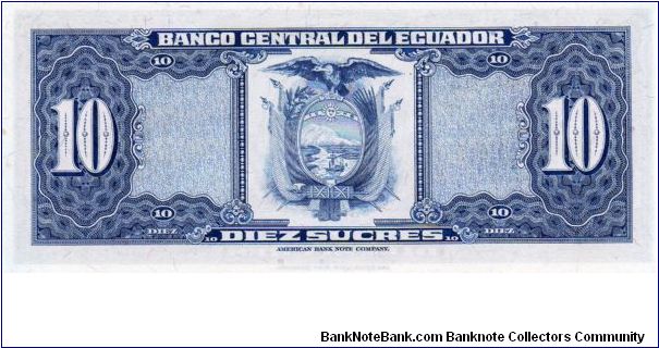 Banknote from Ecuador year 1975