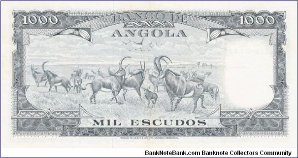 Banknote from Angola year 1970