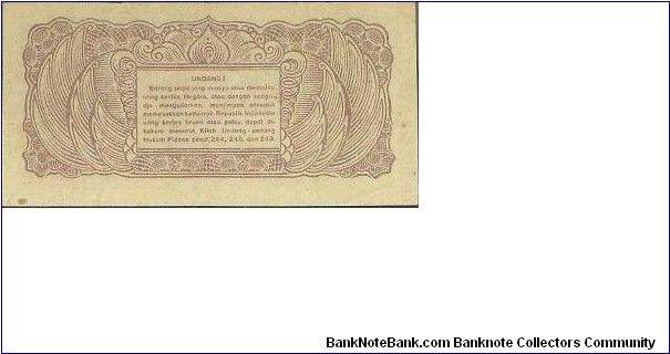 Banknote from Indonesia year 1945