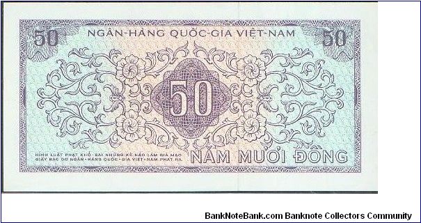 Banknote from Vietnam year 1966