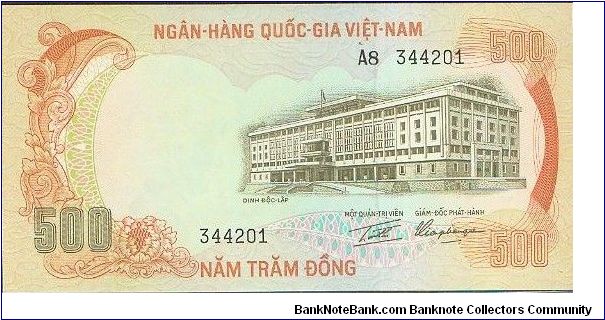 Banknote from Vietnam year 1972