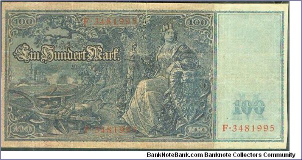 Banknote from Germany year 1910