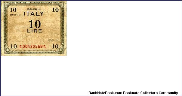 Italy, Operation Husky

10l  series Banknote