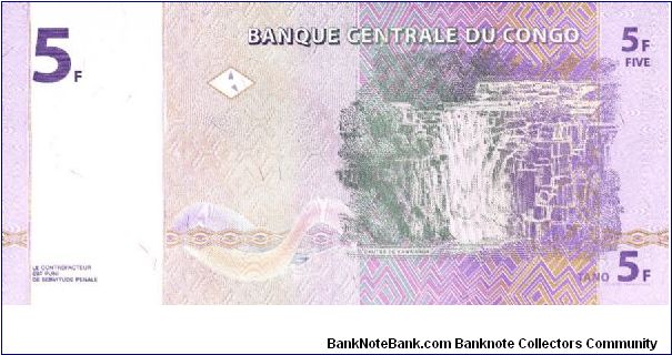 Banknote from Congo year 1997