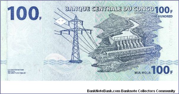 Banknote from Congo year 2000