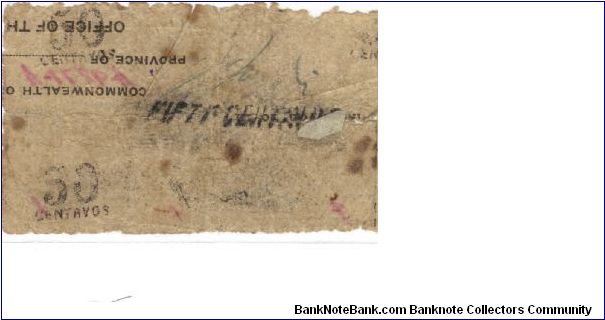 Banknote from Philippines year 1943