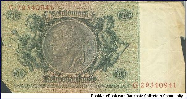 Banknote from Germany year 1933