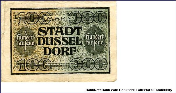 Banknote from Germany year 1923