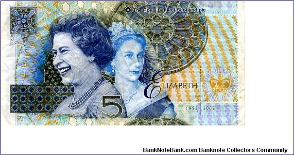 Banknote from Scotland year 2002