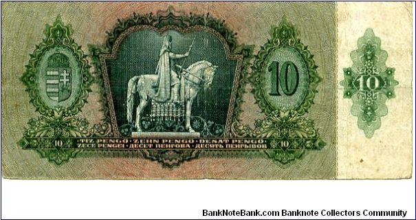 Banknote from Hungary year 1936