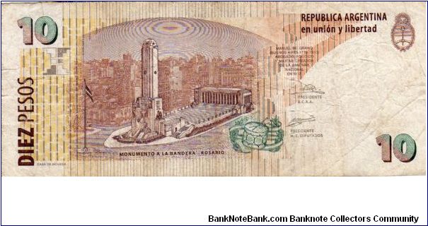 Banknote from Argentina year 1998