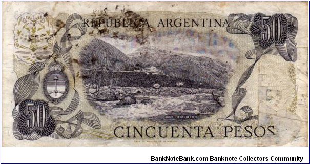 Banknote from Argentina year 1978