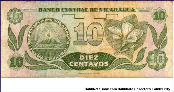 Banknote from Nicaragua year 1991
