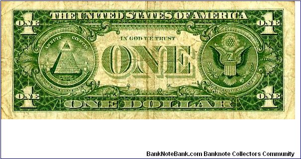 Banknote from USA year 1957