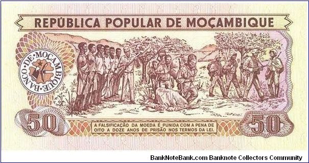 Banknote from Mozambique year 1980