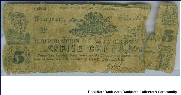 No clue what the real date is, it seems like I have a lot of old junk notes that only are missing paper were the date is, haha. Around the 1850's-60's. Banknote