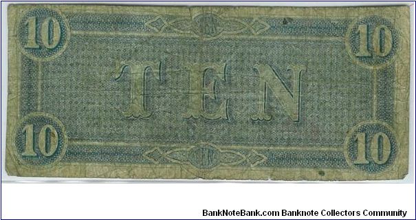 Banknote from USA year 1864