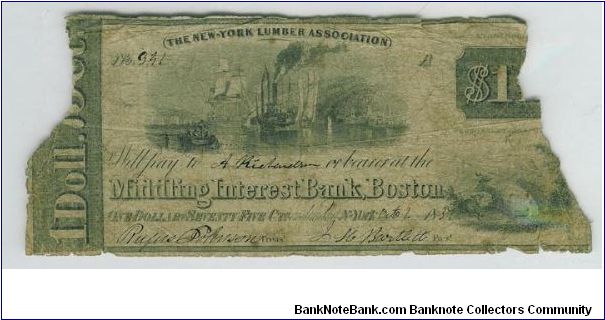 $1.75 dollar note, odd amount for currency. Banknote