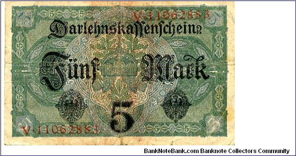 Banknote from Germany year 1917