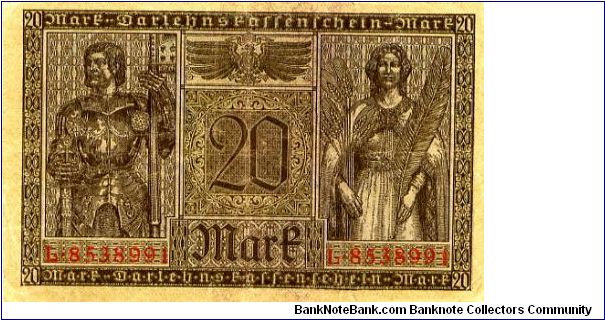 Banknote from Germany year 1918