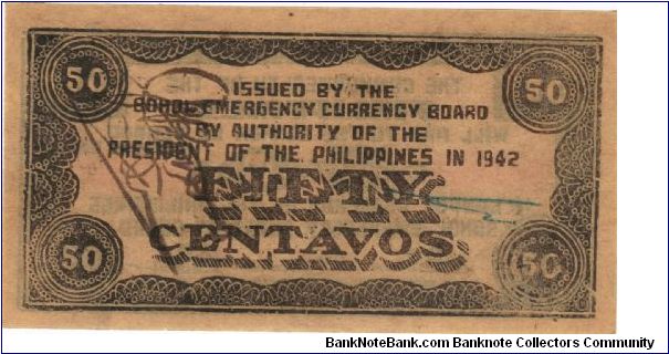 Banknote from Philippines year 1942