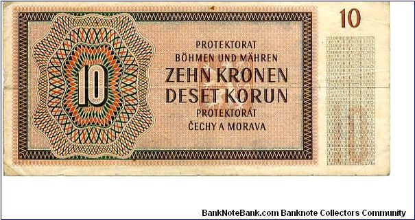 Banknote from Czech Republic year 1942