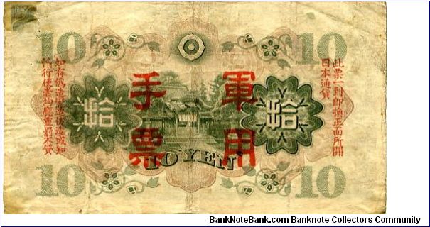 Banknote from China year 1938