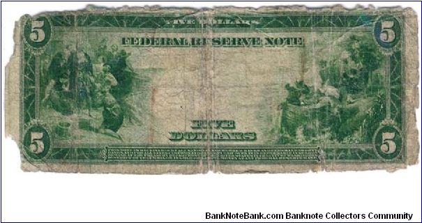 Banknote from USA year 1914