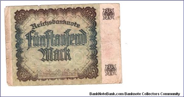 Banknote from Germany year 1922