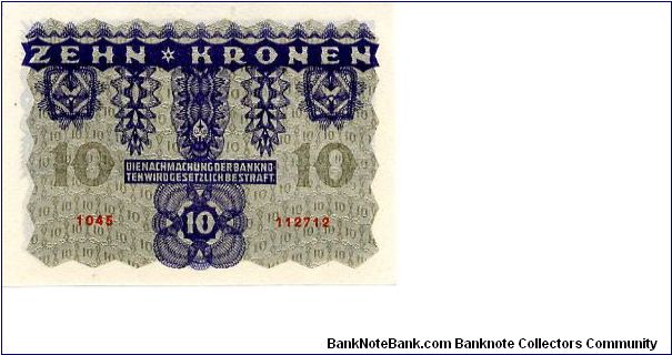 Banknote from Austria year 1922