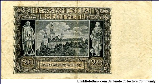 Banknote from Poland year 1941