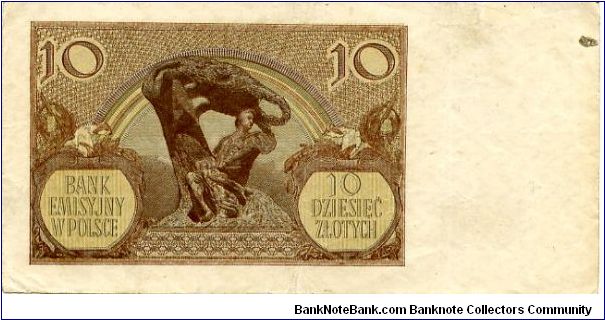 Banknote from Poland year 1940