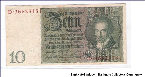 10 MARK
D-36623181 Banknote