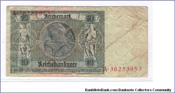 Banknote from Germany year 1924