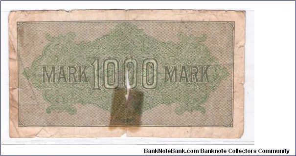 Banknote from Germany year 1922