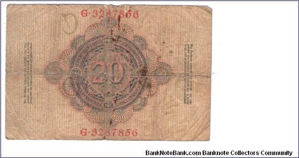 Banknote from Germany year 1910