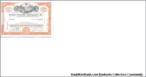 THE PENNSYLVANIA RAILROAD COMPANY
STOCK CERTIFICATE
FOR 25 SHARES
DATED AUG.2,1966


PRINTED BY THE 
AMERICAN BANKNOTE
COMPANY Banknote