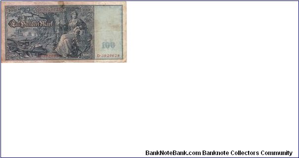 Banknote from Germany year 1910