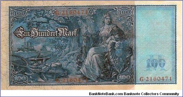 Banknote from Germany year 1910